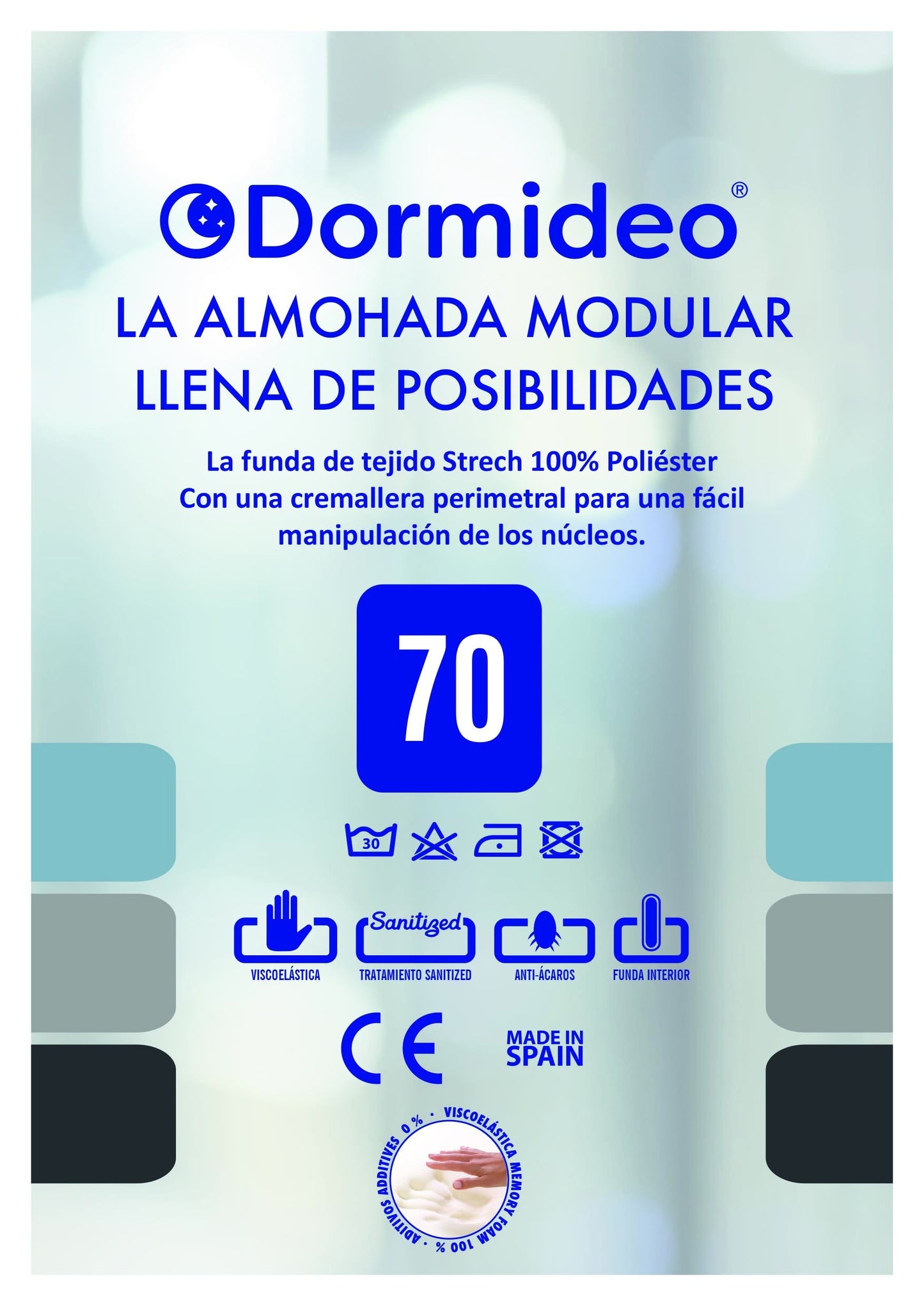 Travesseiro Modular Dormideo 70cm (Novo)