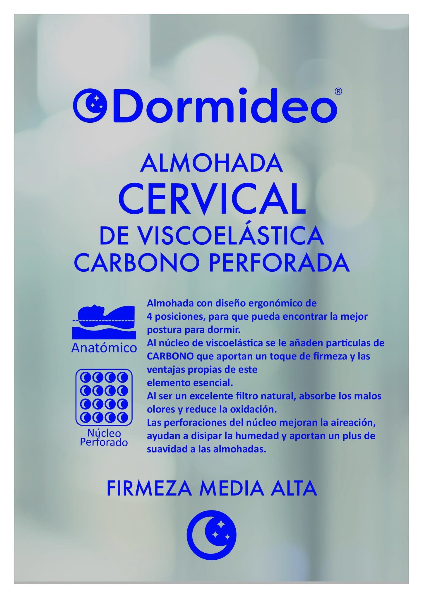 Travesseiro Cervical Carbono Dormideo